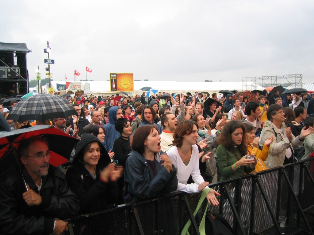 live du groupe de rock angel fall à la Fête de l'Huma