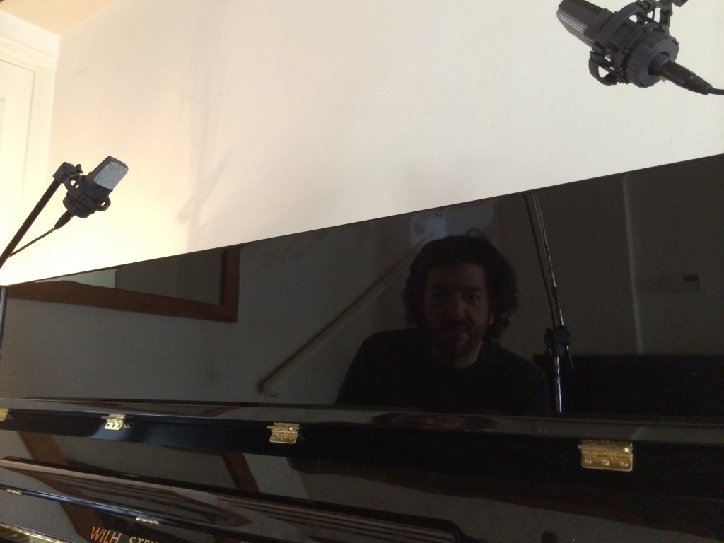 session d'enregistrement des pianos angel fall