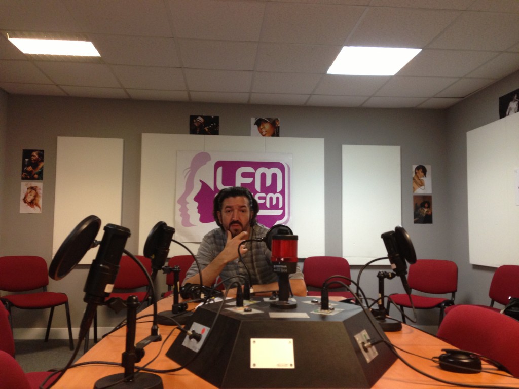 interview du groupe angel fall à la radio LFM